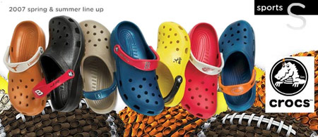 nfl crocs