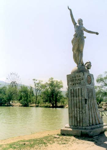 Glory to Soviet Sciences Statue from Kazakhstan