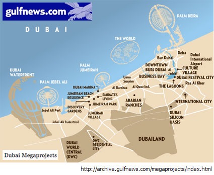 Dubai+islands+map