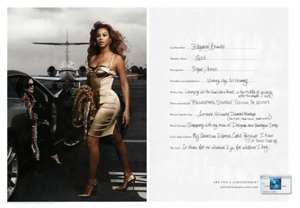 Beyonce Knowles for American Express